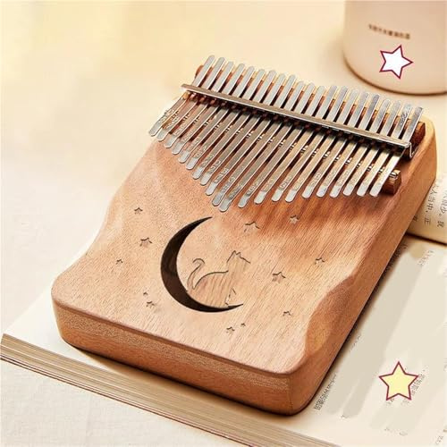 Erwachsene Kalimba Rosa Kalimba-Set Mit 21 Tasten Für Musikliebhaber(Khaki)