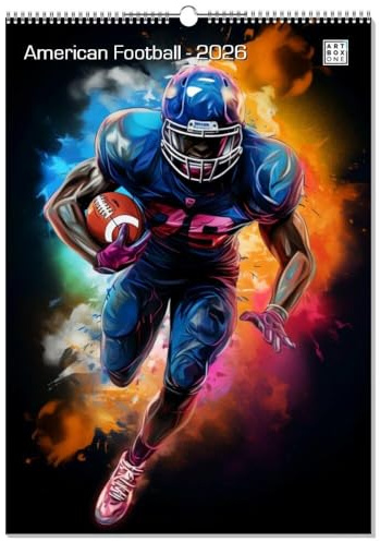 artboxONE Kalender 2026 American Football Wandkalender A2 2026 Sport