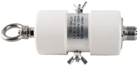 VBESTLIFE HF Balun Antenna 1-50MHz 500W, 1:1 Voltage Balun DIY Antenna for Dipole Ham Shortwave Radio Standing Wave Converter with Connector