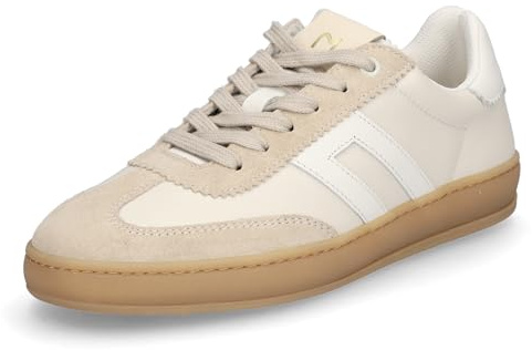 Mids Moss Damen Sneaker aus Velour- und Glattleder – Sportlicher Freizeitschuh mit Wechselfußbett, atmungsaktivem Textilfutter, Flexibler Gummisohle