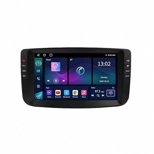 Autoradio Navigazione Gps Radio per Fiat Linea Punto EVO 2012-2015 Touchscreen Controllo Vocale a Mani Libere, Mirror Link, Aux, Fm, Mappe Mondo, 4 Nucleo 2G+32G