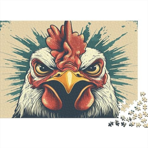 hahn 1000 Teile Puzzle Spiel pappe Comic Motiv Puzzle für Erwachsene familienspaß