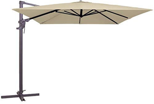 Madison Sonnenschirm Monaco Flex 300x300 cm Ecru Quadratform PC10P016