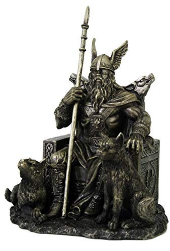 Pacific Giftware Norse Mythology King of Asgard Sitting Odin Sammelfigur