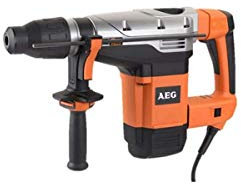 AEG 4935459609 Marteau combiné 1500 W-SDS-Max-10,5J (EPTA) -AVS foret 45 mm, orange