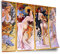 Printistico Poster Alfons Mucha - Vier Jahreszeiten Kunstdruck ohne Rahmen, Wandbild - A4, A3, A2, A1, A0, XXL - Wohnzimmer, Schlafzimmer, Küche, Deko