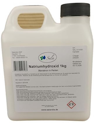 Sala Natriumhydroxid Ätznatron in Perlen (1 kg)