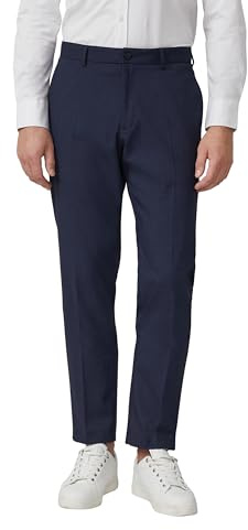s.Oliver Herren Anzughose – Slim Fit, Woll-Optik, Viskosemix