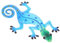 BESPORTBLE Spielzeug Für Draußen Schmiedeeiserner Gecko-anhänger Spielzeug Metall 3d Wandgemälde Eisen Spielzeuge