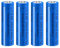 4 Pack Ni-MH 3.7V Piles Rechargeables, NiMH 3200mAh Haut Boutonné Batterie Rechargeables pour Lampe Frontale LED,Télécommande,Mini Ventilateurs,Phare,Taille:18mm*67mm/0.7inch*2.63inch(Largeur*Hauteur)