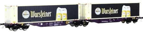 Mehano 28399 HO Containerwagen Sggmrss'90 Warsteiner der RailRelease Warsteiner der RailRelease