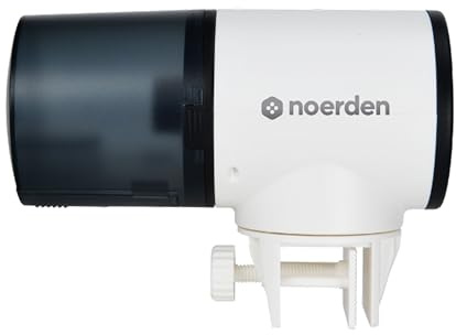Noerden Splashy Automatic Fish Feeder, 200ml Capacity, Compatible with Various Fish Food Types