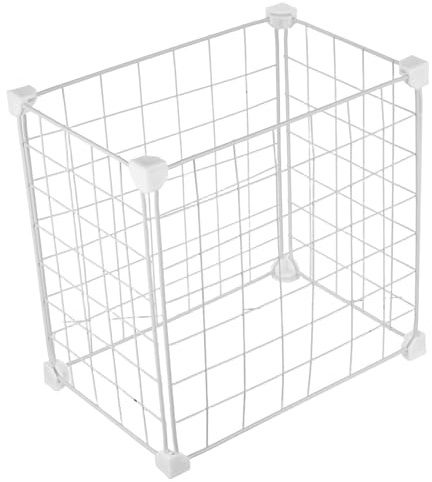 Mikinona Metall-draht-korb als Trenner für Gefriertruhe Hängendes Regal zur Lagerung und Organisation Gefrierfach-korb für Kühlschrank und Tiefkühltruhe