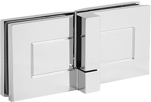 Dorma-Glas Duschtürband Tanora S2 180 Grad Ganzglas, rechts Duschtürscharnier, Messing glanzverchromt
