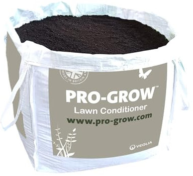 Pro-Grow 730L Lawn Conditioner Compost Bulk Bag: Full of essential nutrients & organic matter, improves lawn structure, health & development, for lawn seeding, repair, topdressing & laying turf