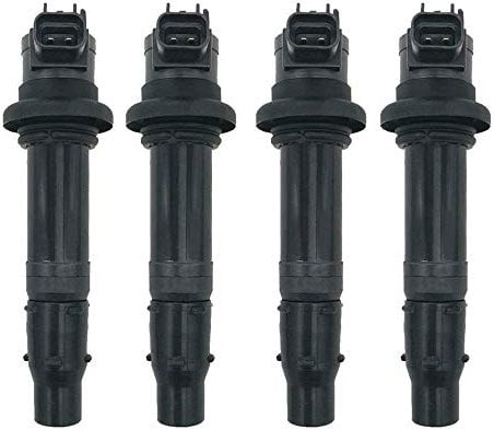 Amrxuts 4 Pezzi 5VY-82310-00-00 Bobina Di Accensione per Yamaha 2006-2014 FZ1 2008-2015 FZS1 2009-2016 Vmax 1700 2002-2006 YZF-R1 2003-2007 R6 2006-2009 R6S F6T558