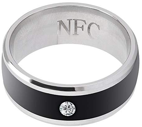 NFC-Multifunktions-Smart-Ringe Wasserdichtes intelligentes magisches tragbares Gerät Universal für Handy, Multi-Size(groß13)