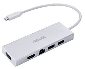 Asus - OS200 Station d'accueil USB C Grise Pour PC Portable