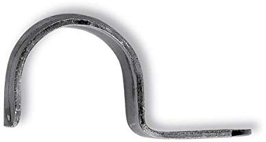 Fischer gaffette semplici per elettricisti, Per tubi diametro mm. 50, 5 Pezzi per confezione,501179, Grigio