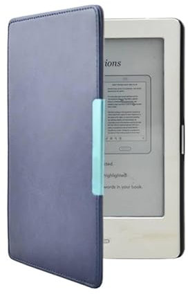 Lunso - Coque Flip - Convient pour Kobo Touch 1 (6 pouces) - Bleu