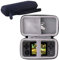 WERJIA Étui de transport rigide compatible avec console de jeu portable RG35XX H/RG280M (noir)