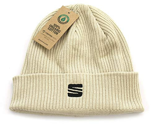 Seat 6H1084308KAI Strickmütze Mütze Beanie Baumwolle beige