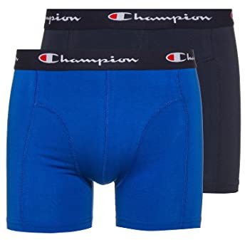 Champion Herren Core x2 Retroshorts, Blu & Blu Marino, M