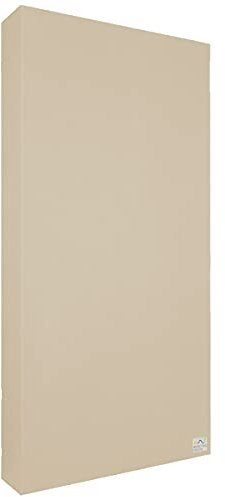 Addictive Sound Panneau Acoustique Mural Standard 100x50x11 cm - Absorbeur Acoustique Avec Tissu Acoustique 180 g/m2 - Panneaux Acoustiques - Plaque Acoustique - Decoration Murale - Beige