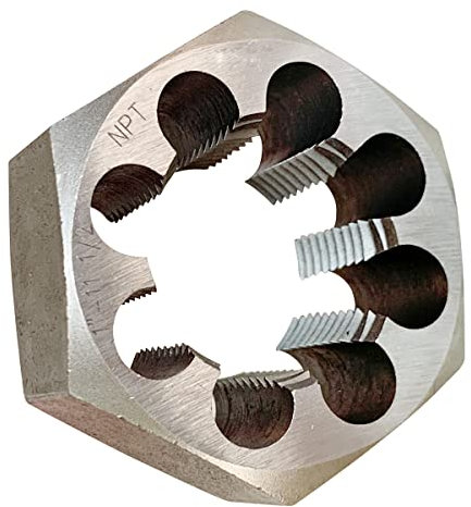 NPT Rohr-Sechskant-Schneideisen aus Karton, Stahl, 2,5 cm (1 Zoll), 11 1/2