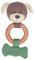 Sterntaler Baby Unisex Greifling Baby Strick Spielfigur Greifling Hund GOTS - Baby Greifling, Greiflinge für Babys - grün