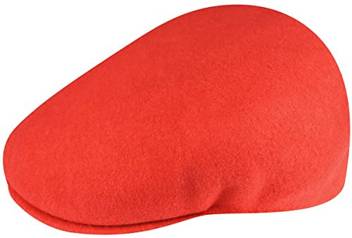 Kangol - Wolle 504 - Cherry Glow, Unisex-Erwachsene, Männer, Herbst, Winter, Klassisch, Newsboy-Cap, Mütze, Cherry Glow, Large