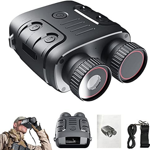 Night Vision Binoculars,Nightvision Goggles for adults 1080P,5X Zoom,2.4Large Screen,7 Level,Infrarednigh,Binoculars for Hunting,Bird Watching,Easy to Use,Picture Quality,Lightweight,Men's Gift