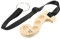 sourcing map Cello Endstift Stopfen Holz rutschfest Halter Bodenschutz 4 Löcher mit verstellbarem Riemen für Cello Gleitschutz