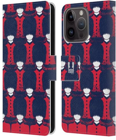 Head Case Designs Royal Guards Das Beste Von London Leder Brieftaschen Handyhülle Hülle Huelle kompatibel mit Apple iPhone 15 Pro