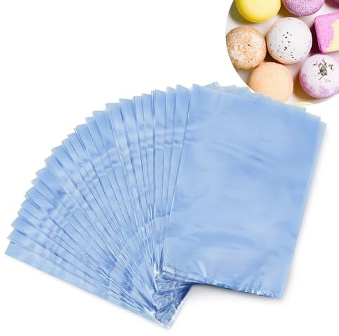 300 Stück Schrumpffolie Taschen(10 x 15cm) PVC Klar Schrumpffolie Beutel, Schrumpfen Taschen, Shrink Wrap Taschen für handgemachte Seife, Badebomben und DIY-Kunsthandwerk