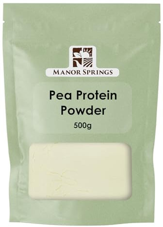 Pea Protein Powder 500g 80% Pure Plant Protein by Manor Springs