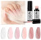 Lavender Violets UV-Gel-Nagellack Set 36+6 Pcs mit Base und Matte/Glänzende Top Coat,Glow in the dark Dimond Semi-permanenter Shellac Varnish Nägel Maniküre C950