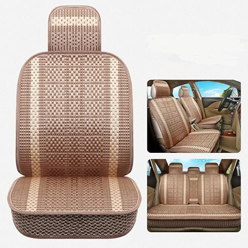 zzbFee 1 Satz Autositzbezüge für Benz Vito Extra Long 2014-,Sommer Woven Ice Silk Cool Cushion Vollständig Umgeben von Sommer Special Car Seat Cover Zubehör,D
