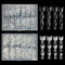 Ansodo 1200pcs/2boxes Nail Tip Set Home Beginner French Style Fake DIY Extension Salon,Durable & Flexible, Suitable for Easily Broken Brackets, Short Nails & Nails with Rounded Edges.