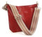 Huwzder Hobo Bags Umhängetasche aus veganem Leder, Gitarrengurt, Schultertaschen mit Reißverschluss, Handtaschen für Damen, Rot 2, Umhängetasche