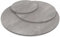 AUPROTEC Tischplatte 28mm rund Ø 1200 mm Beton Perlgrau Holzplatte melaminharzbeschichtet Spanplatte mit Umleimer ABS Kante Auswahl: 120 cm