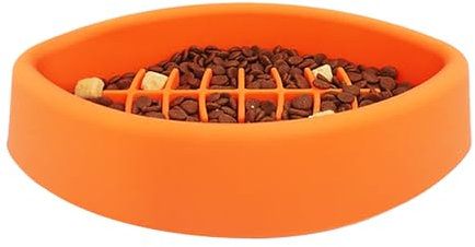 SEATOGEM Comedero Perro Antivoracidad, Comedero Lento Laberinto Antideslizante, Platos para Perros de Silicona, Cuenco para Perros Pequeños, Mediano y Gatos