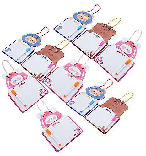 BESTonZON 10St Trocken abwischbarer Kalender für Kinder Kinder-Whiteboard Kindertafel kinder schreibtafel schreib tablet kinder Trockenlöschtafel für Kinder doppelseitige Schreibtafel Papier