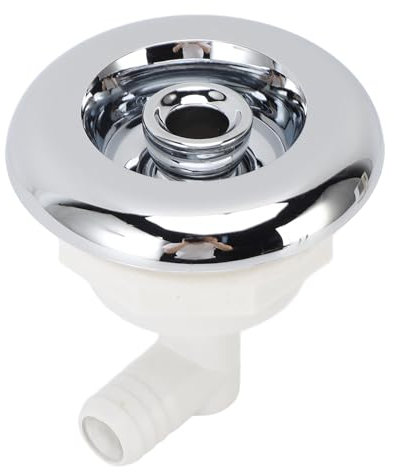 Qcwwy Düse Edelstahl PVC Einstellbarer Massage -Düsen -Düsen -Accessoire Schwimmbad Wasserauslass Jet für Federpool Hydrotherapie Pool Universal Badewanne Jet Gartenarbeit