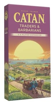 CATAN Traders & Barbarians: 5-6 Spieler Erweiterung 6th Edition | Brettspiel | ab 12 Jahren | 3-6 Spieler | 90-120 Minuten Spieldauer