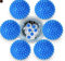 6 Pcs Tumble Dryer Balls for Laundry Balls for Washing Machine Ball, Reusable Soft Rapid Drying Ball for Tumble Dryer, Fluffy Clothing, Wrinkles and Less Static Cling(Dark Blue, 6.5cm)