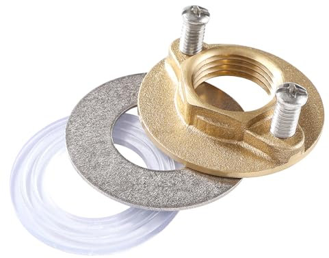 Lyeteung 20mm Kit de Tuercas de Fijación de Grifo, Kit de Fijación de Grifo, para Grifos de Fregadero de Cocina y Baño, Cobre