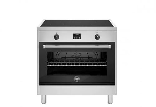 AMN964IEXE - Cucina induzione con forno elettrico, 90x60 cm, Inox