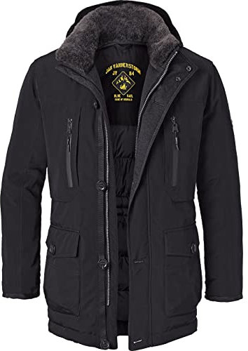Jan Vanderstorm Herren Funktionsjacke Botulfr Schwarz, 3xl (xxxl) - 64