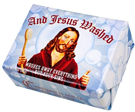And Jesus Washed Seife | Natürliche Barseife | Feste Seife | Handseife Stück | Gesichtsseife Und Körperseife | Naturseife | Natürliche Seife Stück | Olivenölseife | Pflegend für alle Hauttypen